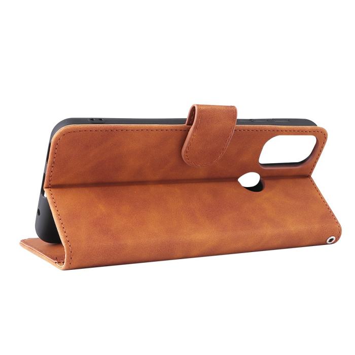 Bild 6, Motorola Moto E20 Fodral Solid Brun