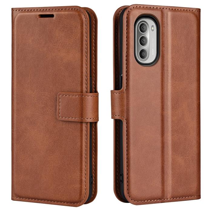 Bild 1, Motorola Moto G51 Fodral PU Läder Brun