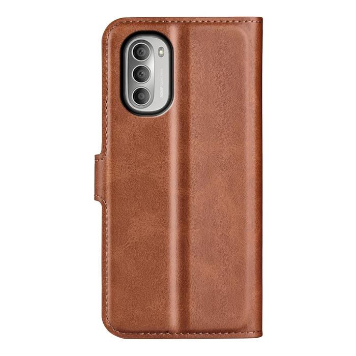 Bild 3, Motorola Moto G51 Fodral PU Läder Brun