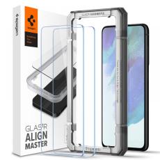 Spigen Samsung Galaxy S21 FE 2-PACK Sk&auml;rmskydd ALM GLAS.tR