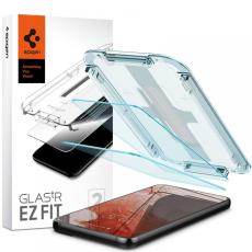 Spigen Samsung Galaxy S22 2-PACK Sk&auml;rmskydd GLAS.tR "Ez Fit"