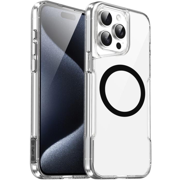 Bild 1, iPhone 16 Pro Skal MagSafe TPU/Akryl Transparent