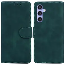 Samsung Galaxy S25 FE Fodral L&auml;der Gr&ouml;n