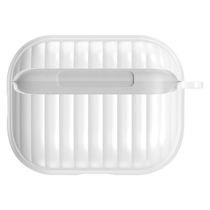 Bild 2, AirPods Pro 3 Skal Hybrid Shell Texture Vit