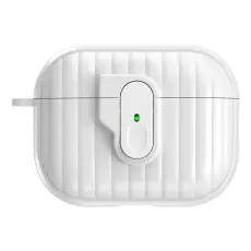 AirPods Pro 3 Skal Hybrid Shell Texture Vit