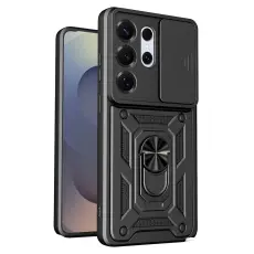 Samsung Galaxy S26 Ultra Skal CamShield Ring Hybrid Svart