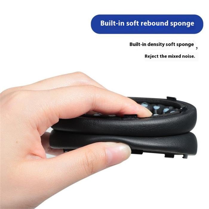 Bild 4, Öronkuddar För Bose QuietComfort Ultra Läder Grå