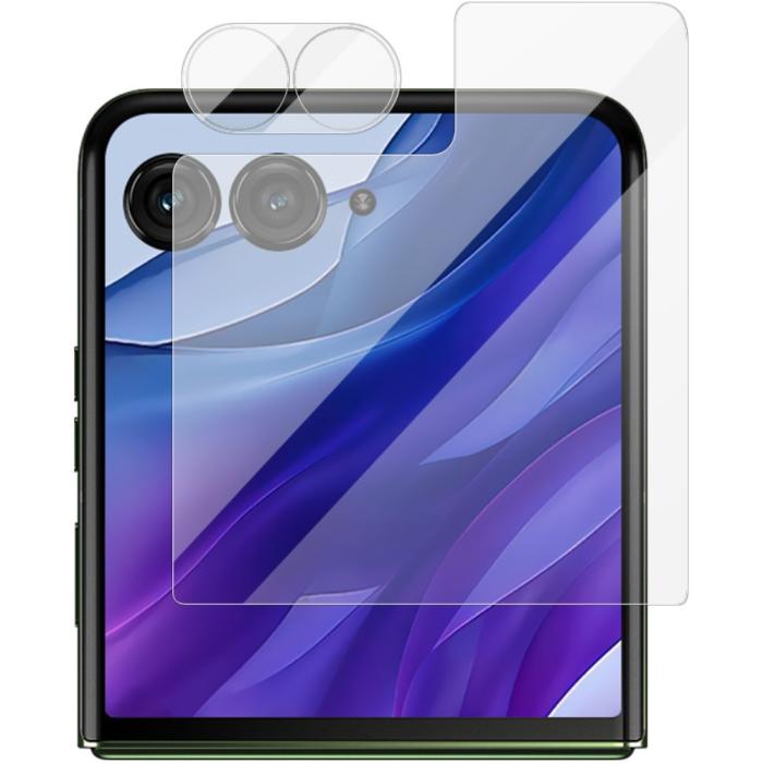 Bild 6, IMAK Motorola Razr 50 Ultra 5G Skärmskydd/Linsskydd Härdat Glas