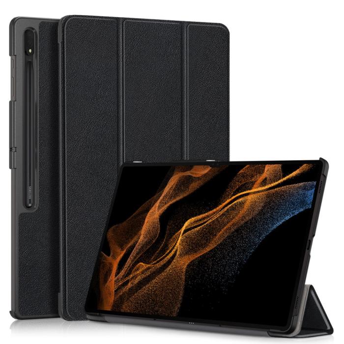 Bild 1, Samsung Galaxy Tab S9 Ultra Fodral Tri-Fold Svart