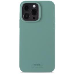 holdit iPhone 13 Pro - Mobilskal Silikon - Moss Green