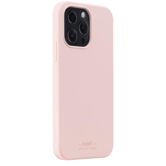 Bild 2, holdit iPhone 13 Pro - Mobilskal Silikon - Blush Pink