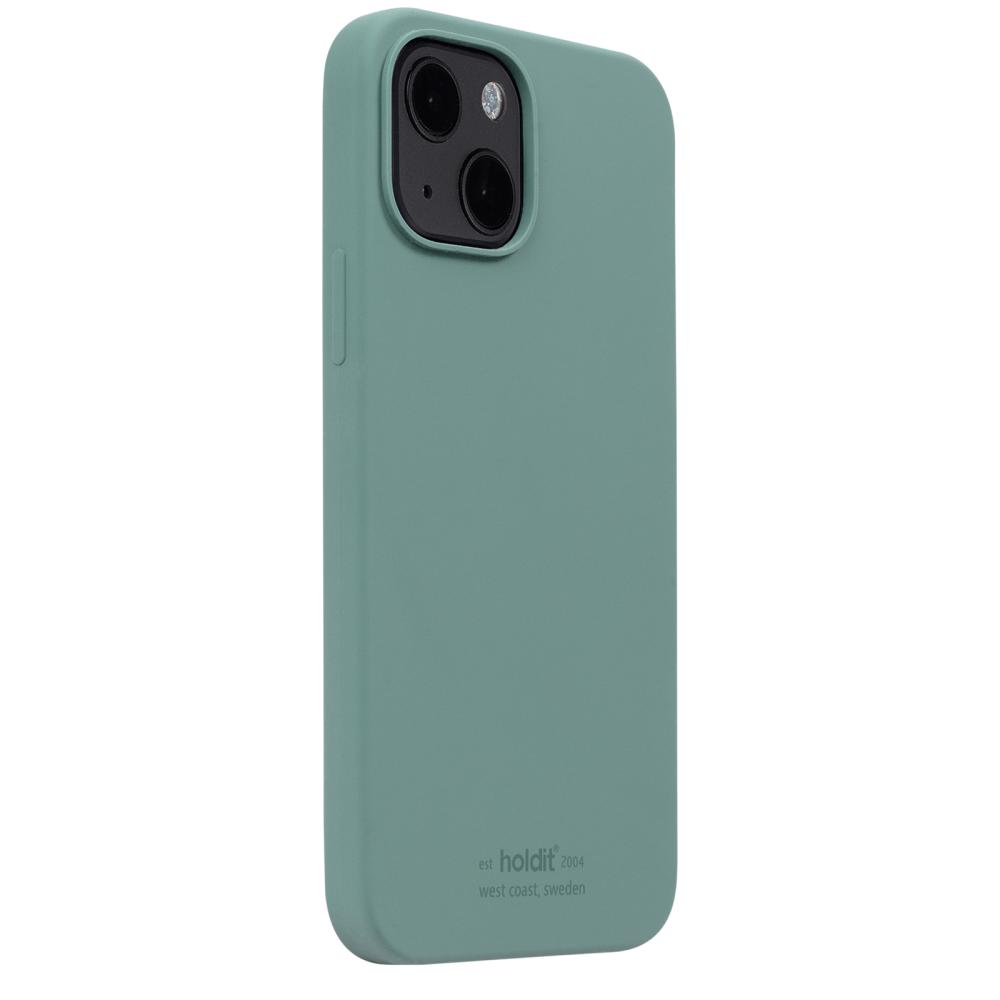 iPhone 13 - holdit Mobilskal Silikon - Moss Green
