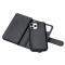 iPhone 12 Mini - 9-korts 2in1 Magnet/Fodral - Svart