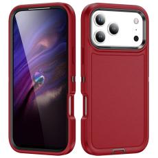 iPhone 17 Pro Skal Extreme Shockproof Hybrid R&ouml;d