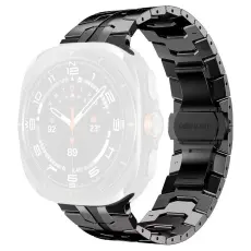 Galaxy Watch 8 46/44/40 mm Armband Metall Svart