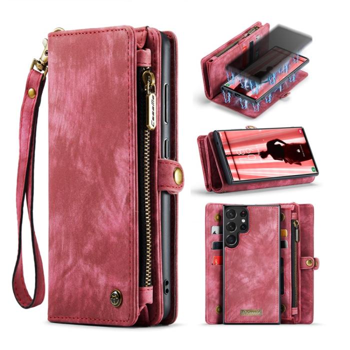 Bild 1, CASEME Galaxy S23 Ultra Fodral/Skal Magnet 2in1 Multifunktionell
