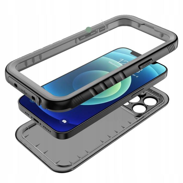 Bild 2, Tech-Protect iPhone 15 Skal MagSafe IP68 Shellbox Svart
