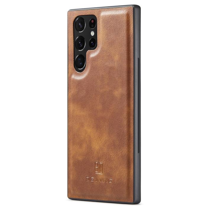 Bild 4, DG.MING Samsung Galaxy S22 Ultra 2in1 Magnet Fodral / Skal Brun
