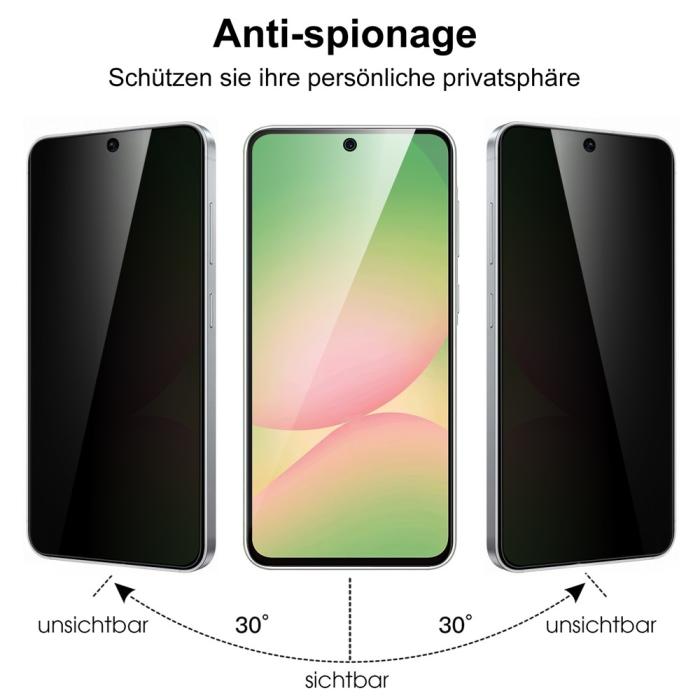 Bild 5, Samsung Galaxy A57 5G Skärmskydd Heltäckande Privacy