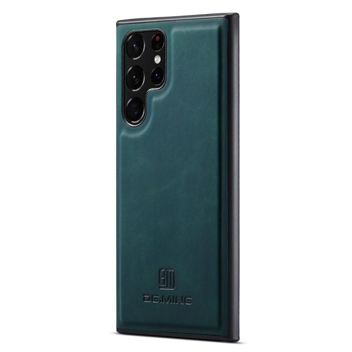 Bild 3, DG.MING Samsung Galaxy S23 Ultra Skal Läderbelagt Grön