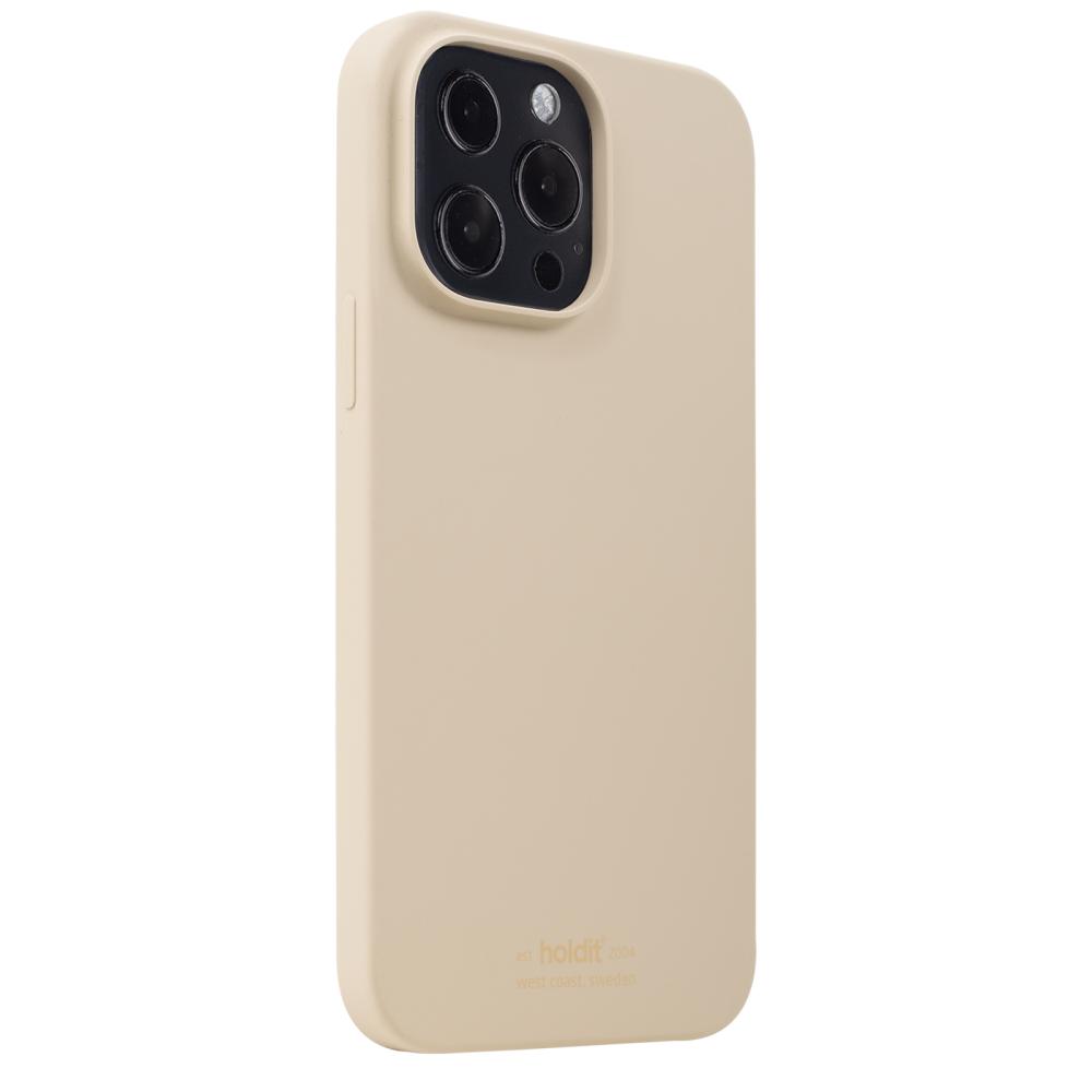 holdit iPhone 13 Pro Skal Silikon Beige
