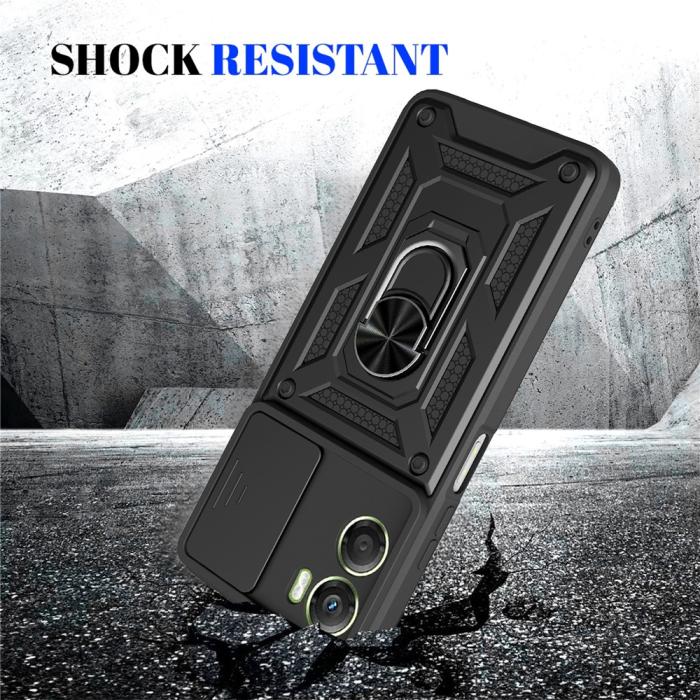 Bild 4, Motorola Moto G06/G06 Power Skal CamShield Ring Hybrid Blå