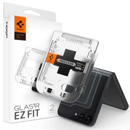 Spigen Galaxy Z Flip 5 2-PACK Skärmskydd "Ez Fit" GLAS.tR