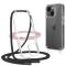 Tech-Protect iPhone 13 Skal FlexAir Snodd Svart / Rosa