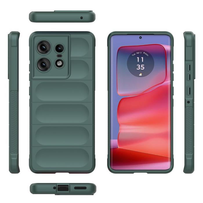 Bild 5, Motrola Edge 50 Pro 5G Skal Magic Shield Mörk Grön