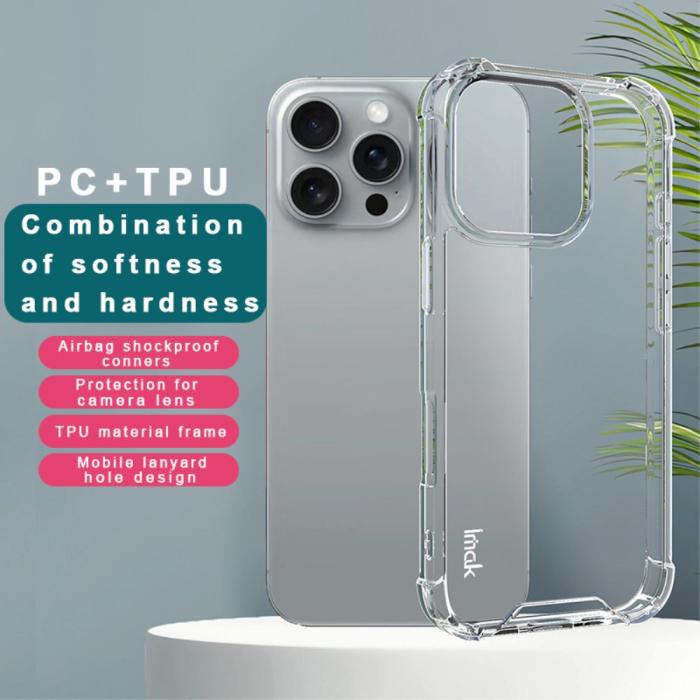 Bild 2, IMAK iPhone 16 Pro Skal Transparent
