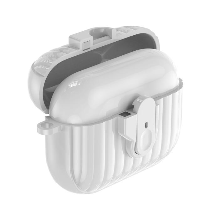Bild 3, AirPods Pro 3 Skal Hybrid Shell Texture Vit