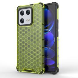 Xiaomi 13 Pro 5G Skal Shockproof Honeycomb Textur Grön