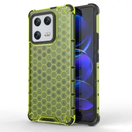 Xiaomi 13 Pro 5G Skal Shockproof Honeycomb Textur Grön