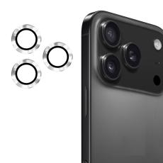 ENKAY Phone 17 Pro Max / 17 Pro Linsskydd H&auml;rdat Glas Silver