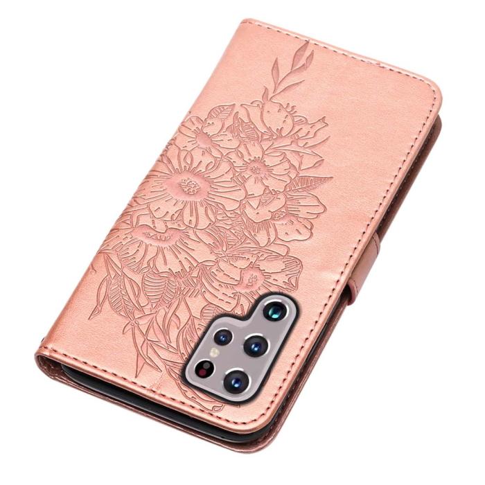 Bild 5, Samsung Galaxy S23 Ultra Fodral Fjäril Tryck Roséguld