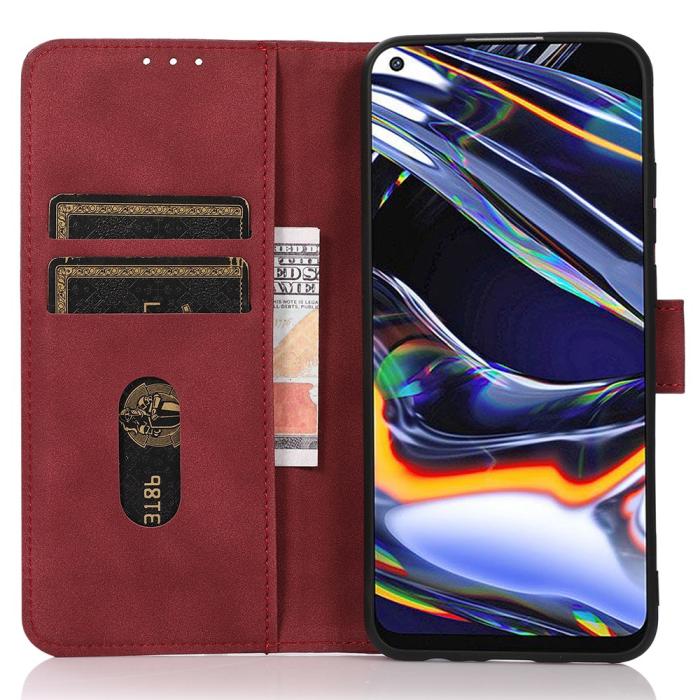 Bild 2, KHAZNEH Xiaomi Redmi Note 14 4G Fodral Retro Läder Röd