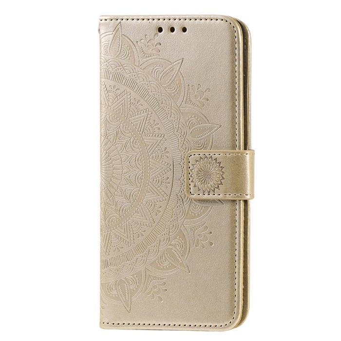 Bild 4, Huawei P40 - Mandala Plånboksfodral - Guld