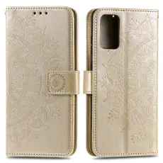 Huawei P40 - Mandala Pl&aring;nboksfodral - Guld