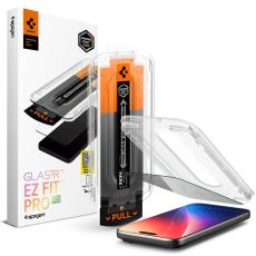 Spigen iPhone 17/17 Pro/16 Pro Sk&auml;rmskydd GLAS.tR "Ez Fit Pro" Privacy