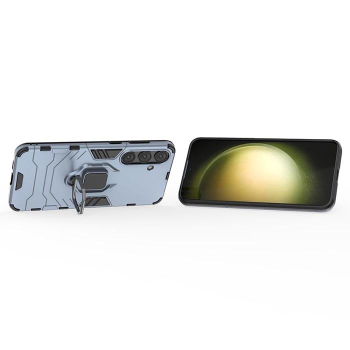 Bild 2, Samsung Galaxy S24 Plus Skal Ring Hybrid Armor Navy Blue