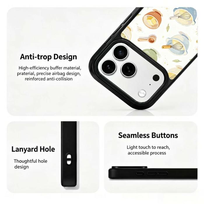 Bild 3, iPhone 18 Pro Max/17 Pro Max Skal MagSafe UV-Mönster Baka