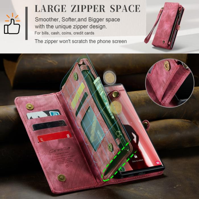 Bild 6, CASEME Galaxy S23 Ultra Fodral/Skal Magnet 2in1 Multifunktionell