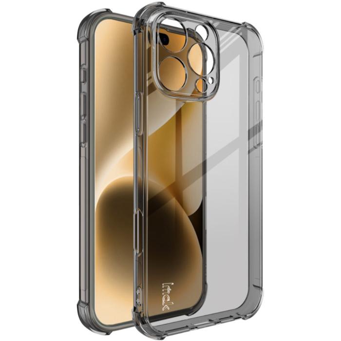 Bild 1, IMAK iPhone 16 Pro Max Skal Shockproof TPU Tonad Svart