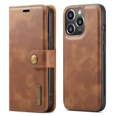 DG.MING iPhone 14 Pro Max 2in1 Magnet Fodral / Skal Brun