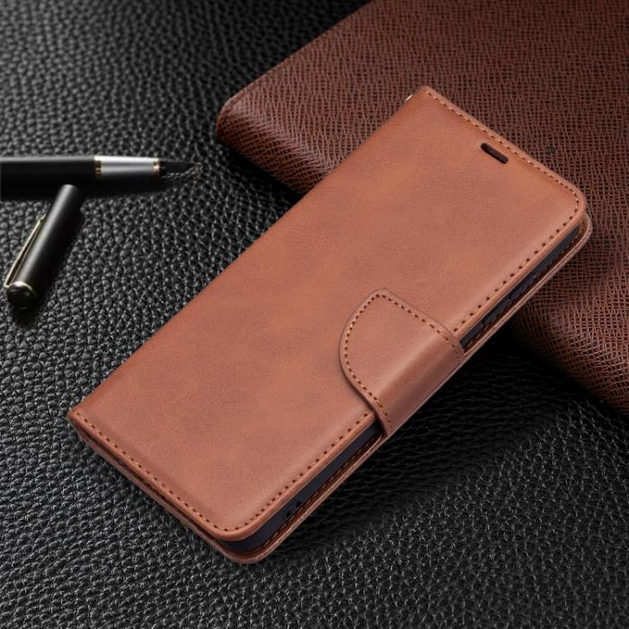 Bild 6, Samsung Galaxy S21 FE Fodral Solid Shark Läder Brun