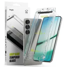 Ringke Galaxy S25 / S24 2-PACK Easy Slide Sk&auml;rmskydd H&auml;rdat Glas