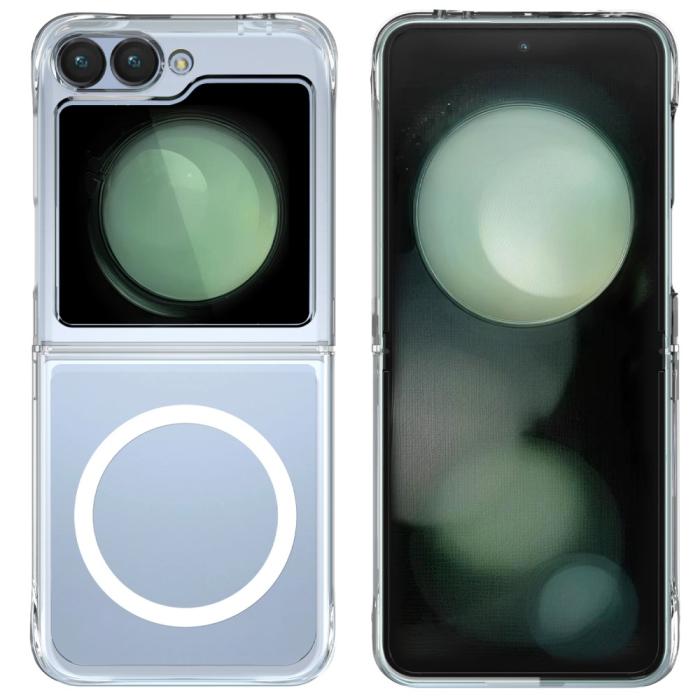 Bild 2, Galaxy Z Flip 6 / 7 FE Skal MagSafeTPU Transparent