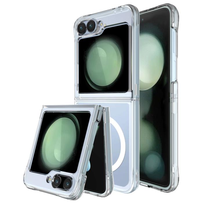 Bild 3, Galaxy Z Flip 6 / 7 FE Skal MagSafeTPU Transparent