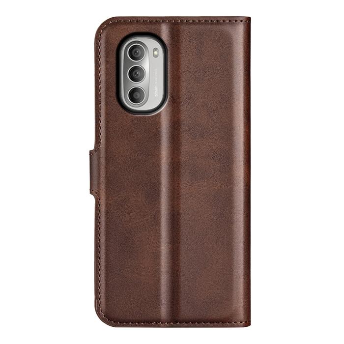 Bild 3, Motorola Moto G51 Fodral PU Läder Brun