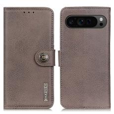 KHAZNEH Google Pixel 10 Pro XL/ 9 Pro XL Fodral L&auml;der Khaki